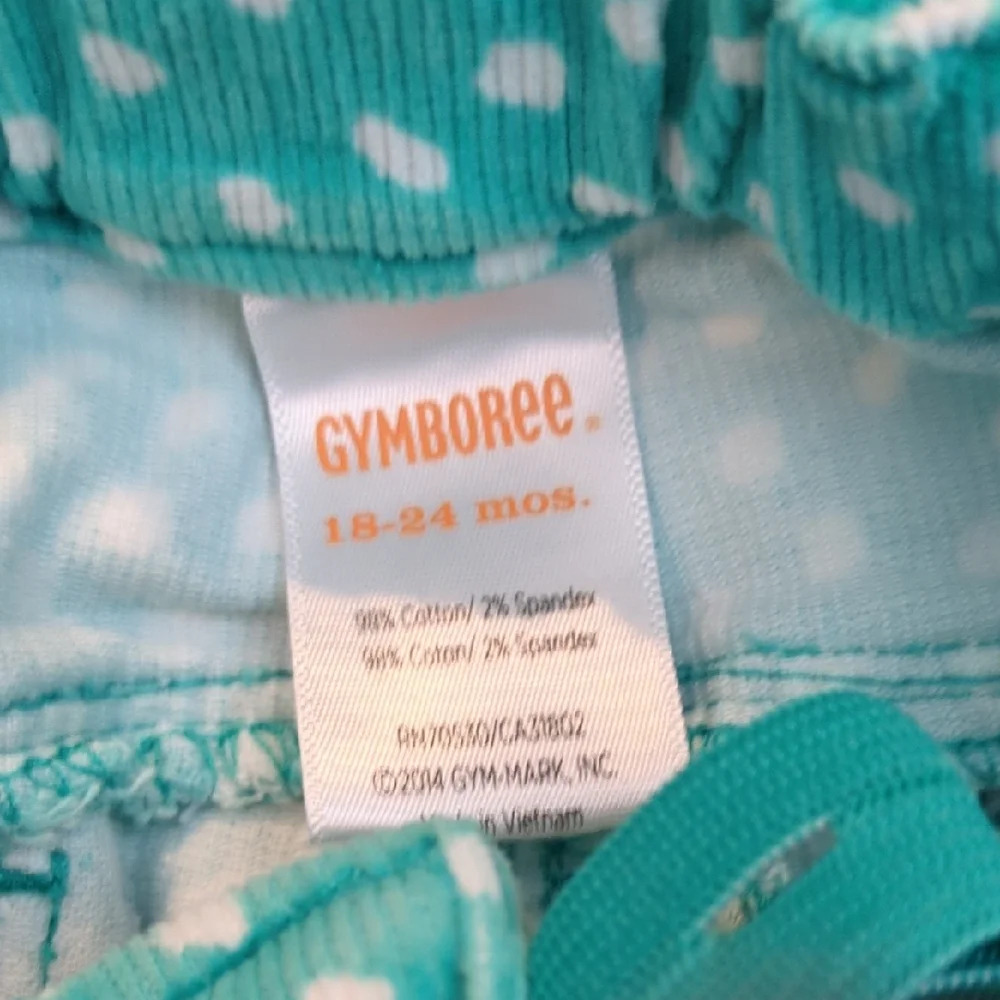 Gymboree Teal Polka Dot Corduroy Pants for Kids